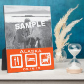 Eat Sleep Hunt Fotoplaat (Zijkant)