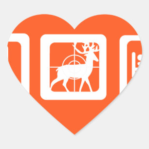 Eat Sleep Hunt Hart Sticker
