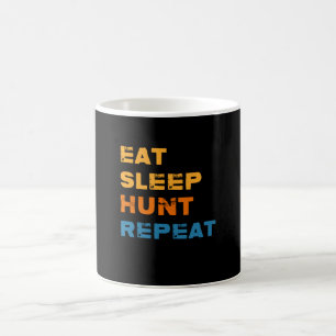 Eat Sleep Hunt Herhalen, Hunt, Hunter Koffiemok