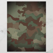 Eat Sleep Hunt Hunting Camouflage Invitations Briefhoofd (Achterkant)