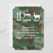 Eat Sleep Hunt Hunting Camouflage Stationery Kaart (Voorkant)