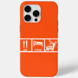 Eat Sleep Hunt iPhone Deer Stag Buck iPhone 15 Pro Max Hoesje