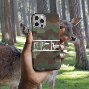 Eat Sleep Hunt iPhone Deer Stag Buck Case-Mate iPhone 14 Pro Max Hoesje