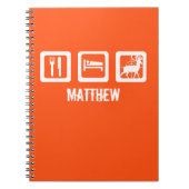 Eat Sleep Hunt Notitieboek (Voorkant)