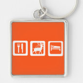 Eat Sleep Hunt Sleutelhanger (Voorkant)