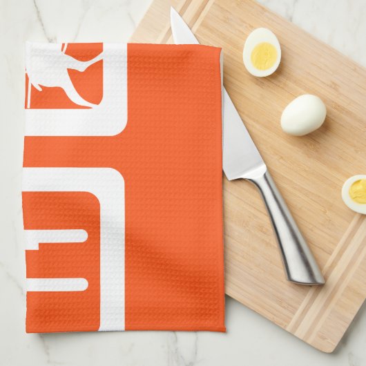 Eat Sleep Hunt Theedoek (Quarter Fold)