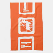 Eat Sleep Hunt Theedoek (Verticaal)