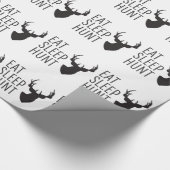 Eat Sleep Hunt Wrapping Paper Cadeaupapier (Hoek)