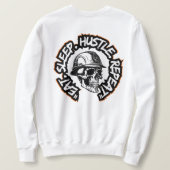 Eat Sleep Hustle Repeat  back-hit Trui (Design achterkant)