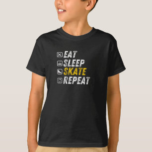 Eat Sleep Ice Skating - Funny Skating T-shirt