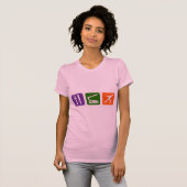 Eat Sleep Ice Skating T-shirt (Voorkant volledig)