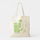Eat Sleep Irish Dance Irish Dancer Ceili Reel Dan Tote Bag (Achterkant)
