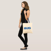 Eat Sleep Isle of Man Tote Bag (Voorkant (model))