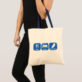 Eat Sleep Isle of Man Tote Bag (Voorkant (product))