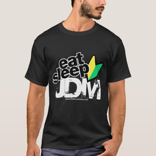 Eat Sleep JDM T-shirt (Voorkant)