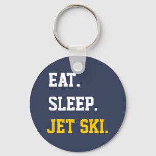 Eat Sleep Jet Ski Sleutelhanger