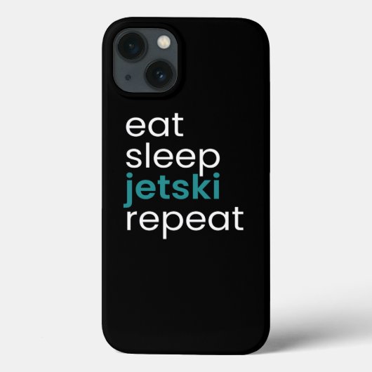 Eat Sleep Jetski Herhalen Case-Mate iPhone Case (Achterkant)