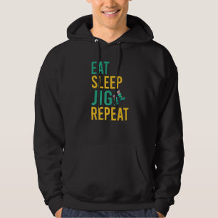 Eat Sleep Jig Herhaal grappige Ierse danser Hoodie