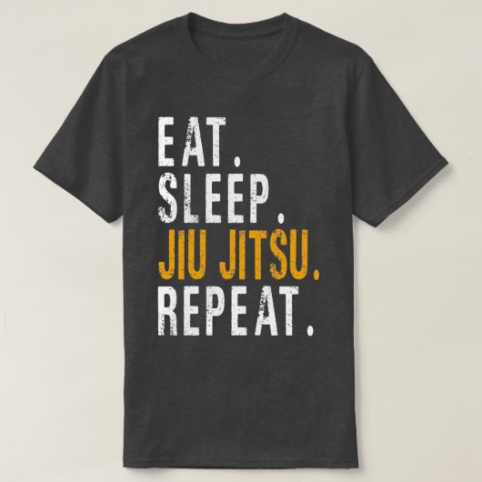 Eat Sleep jiu jitsu Herhaal EssentialCopy T-shirt (Design voorkant)
