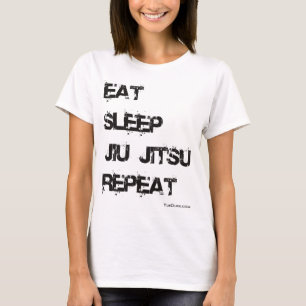 Eat Sleep Jiu Jitsu Repat T-shirt