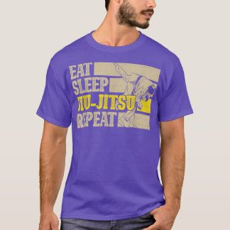 Eat Sleep Jiu-Jitsu Repeat Gifts T-shirt
