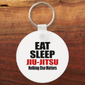 EAT SLEEP JIU-JITSU SLEUTELHANGER (Voorkant)