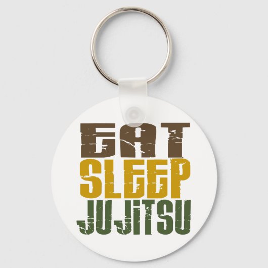 Eat Sleep Ju Jitsu 1 Sleutelhanger (Voorkant)