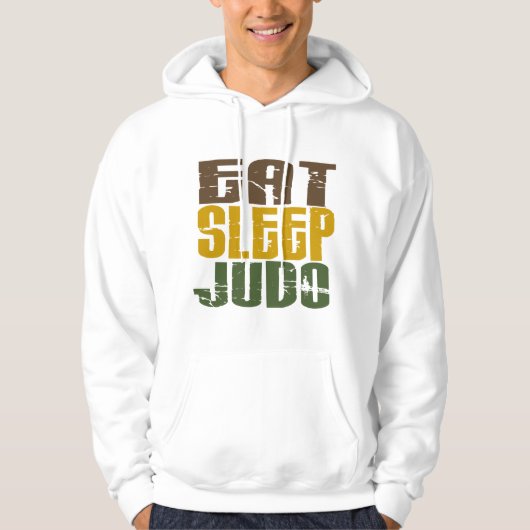 Eat Sleep Judo 1 Hoodie (Voorkant)