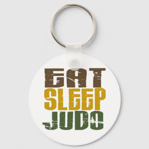 Eat Sleep Judo 1 Sleutelhanger