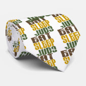 Eat Sleep Judo 1 Stropdas (Opgerold)