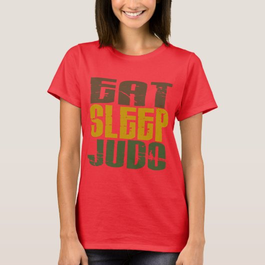 Eat Sleep Judo 1 T-shirt (Voorkant)