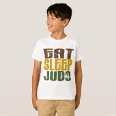 Eat Sleep Judo 1 T-shirt (Voorkant volledig)