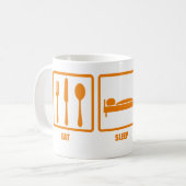 Eat Sleep Judo Koffiemok (Voorkant links)