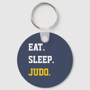 Eat Sleep judo Sleutelhanger