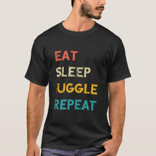 Eat Sleep Juggle Herhaal 125 T-shirt