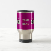 Eat Sleep Jump Cheerleader Travel Mug Reisbeker (Center)