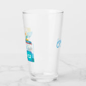 Eat Sleep K-Drama en herhaal (Personaliseer het) Glas (Links)