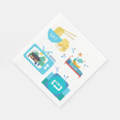 Eat Sleep K-Drama en herhaal Servet (Hoek)