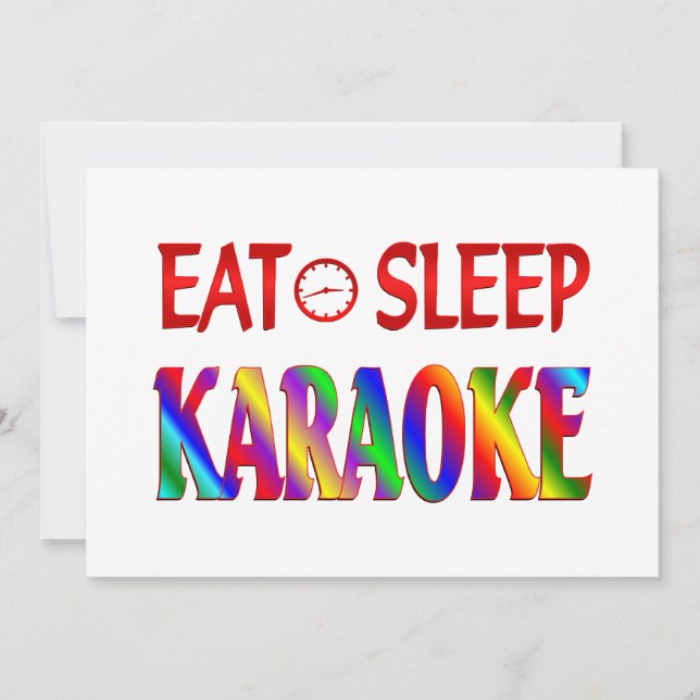 Eat Sleep Karaoke (Voorkant)