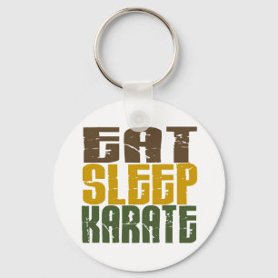 Eat Sleep Karate 1 Sleutelhanger