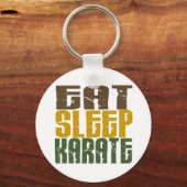Eat Sleep Karate 1 Sleutelhanger (Voorkant)