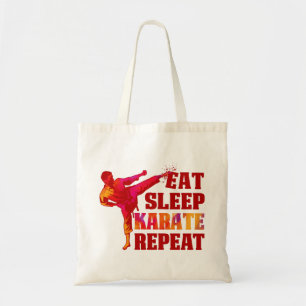 Eat Sleep Karate Repeat Gift for Art Martials Love Tote Bag