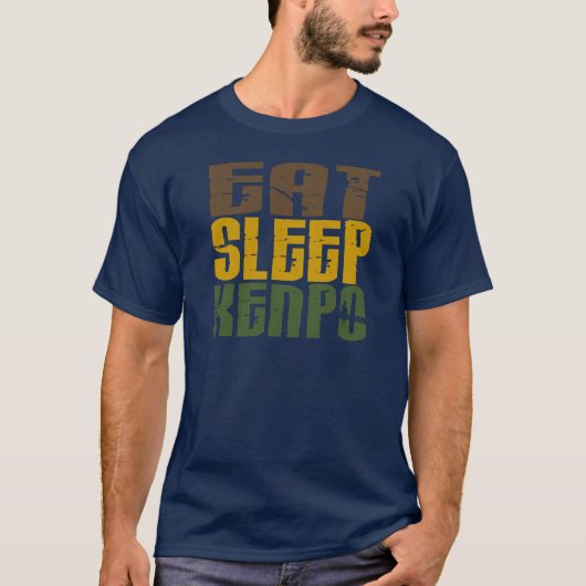 Eat Sleep Kenpo 1 T-shirt (Voorkant)