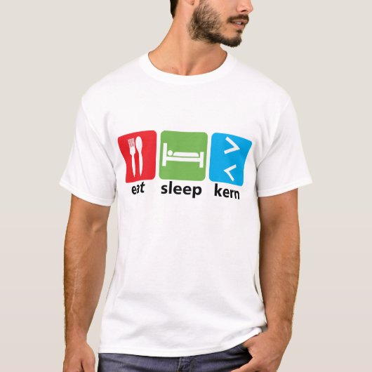 Eat Sleep Kern T-shirt (Voorkant)