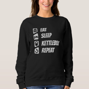 Eat Sleep Kettlebell Herhalen Trui