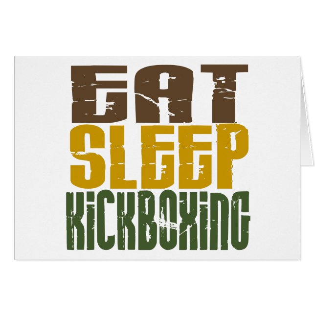 Eat Sleep Kickboxing 1 (Voorkant Horizontaal)