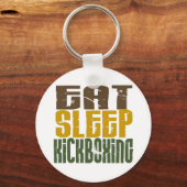 Eat Sleep Kickboxing 1 Sleutelhanger (Voorkant)