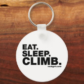 Eat Sleep klimmen Sleutelhanger (Voorkant)