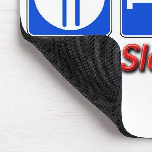 Eat Sleep KLR Muismat (Hoek)