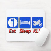 Eat Sleep KLR Muismat (Met muis)